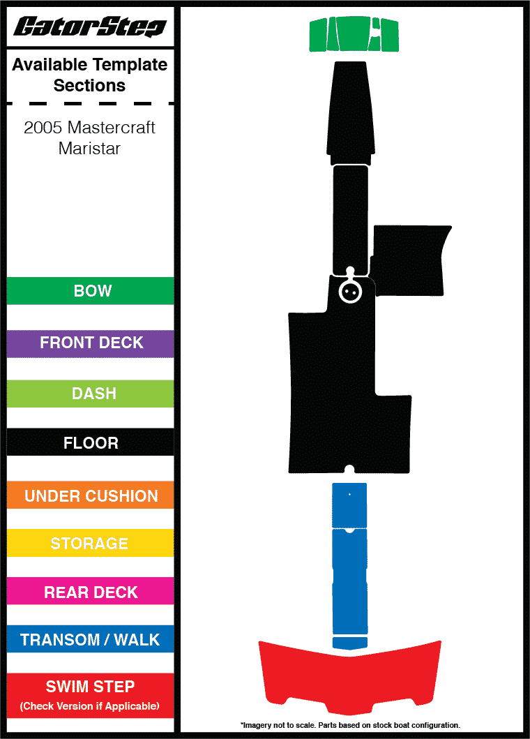 2005 Mastercraft Maristar GatorStep Flooring