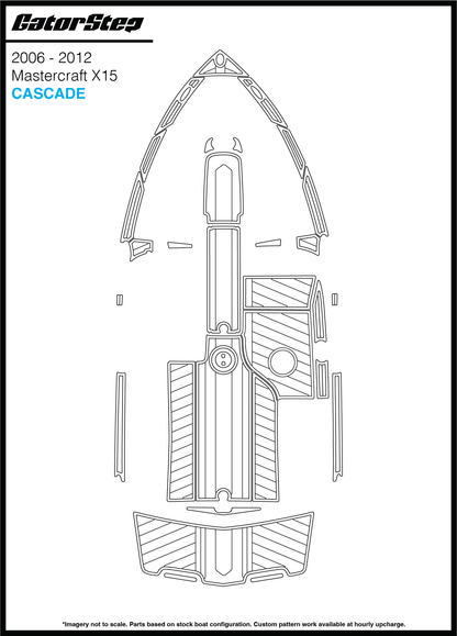 2006-2012 Mastercraft X15 GatorStep Flooring Cascade