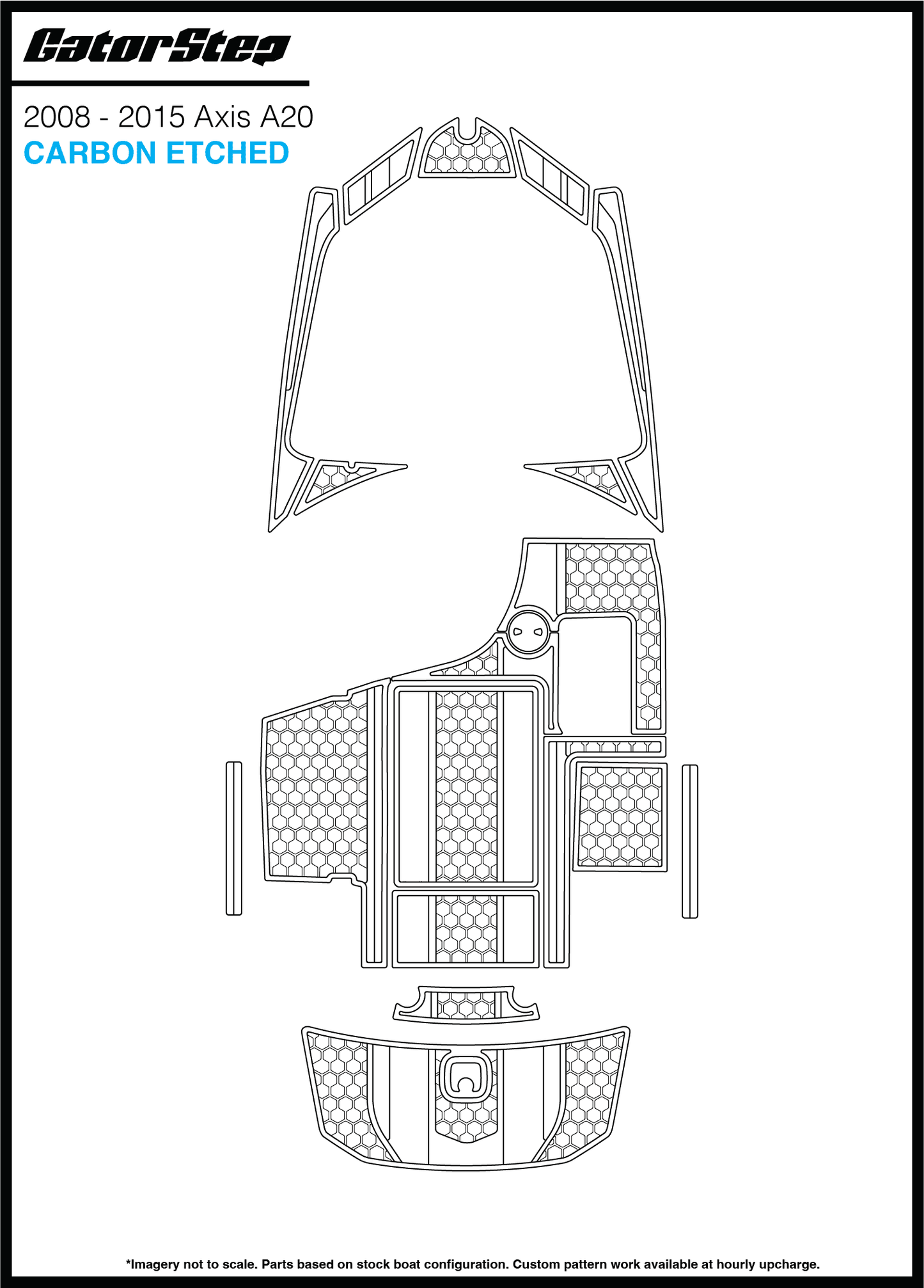 2008-2015 Axis A20 Carbon Etched