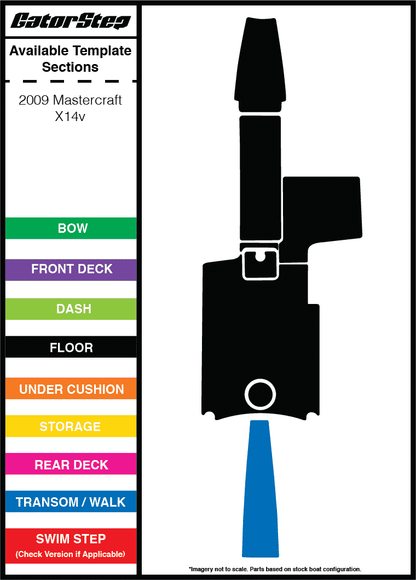 2009 Mastercraft X14V GatorStep Flooring