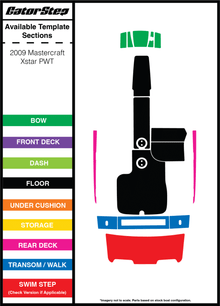 2009 Mastercraft Xstar PWT GatorStep Flooring