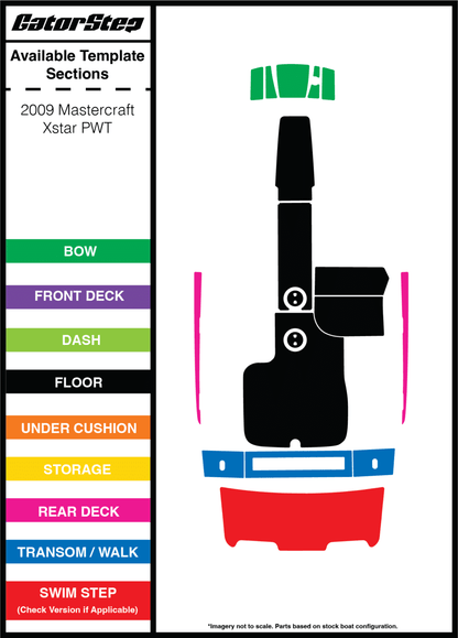 2009 Mastercraft Xstar PWT GatorStep Flooring