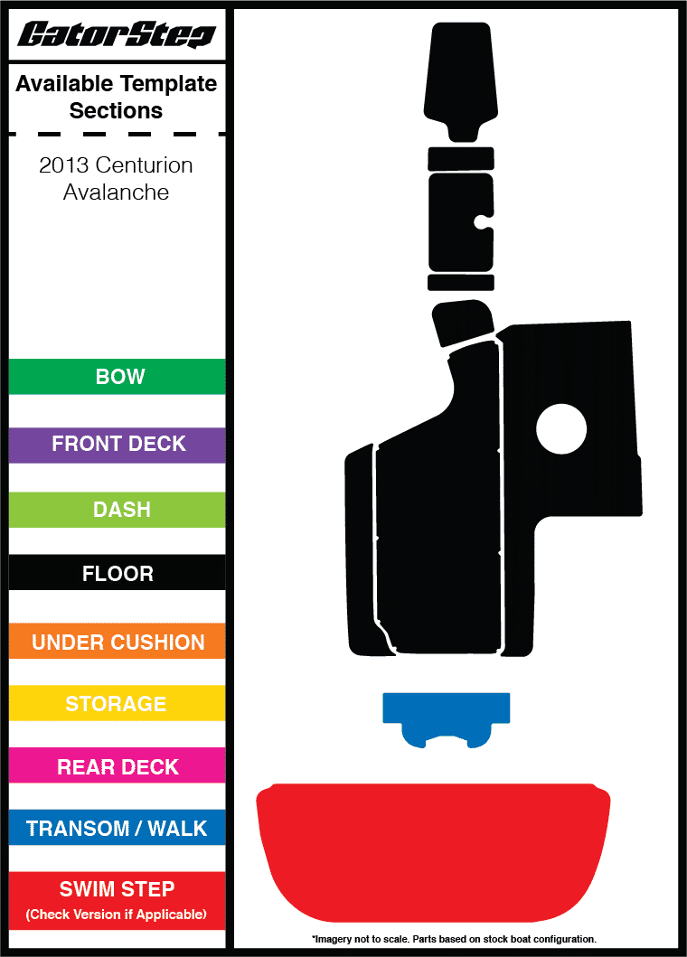 2013 Centurion Avalanche GatorStep Flooring 