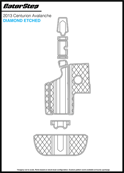 2013 Centurion Avalanche GatorStep Diamond Etched
