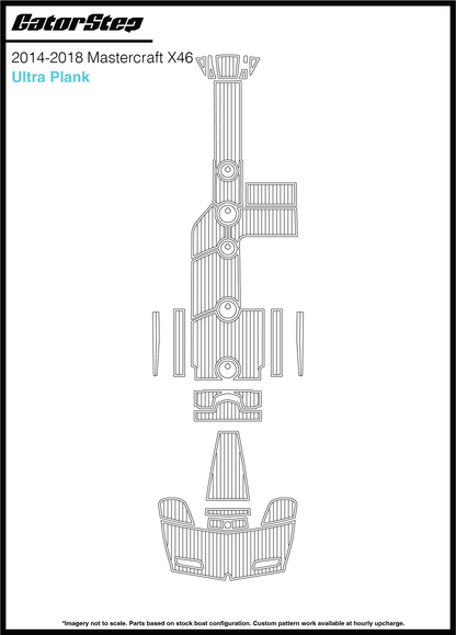 2014-2018 MasterCraft X46 GatorStep Flooring Ultra Plank
