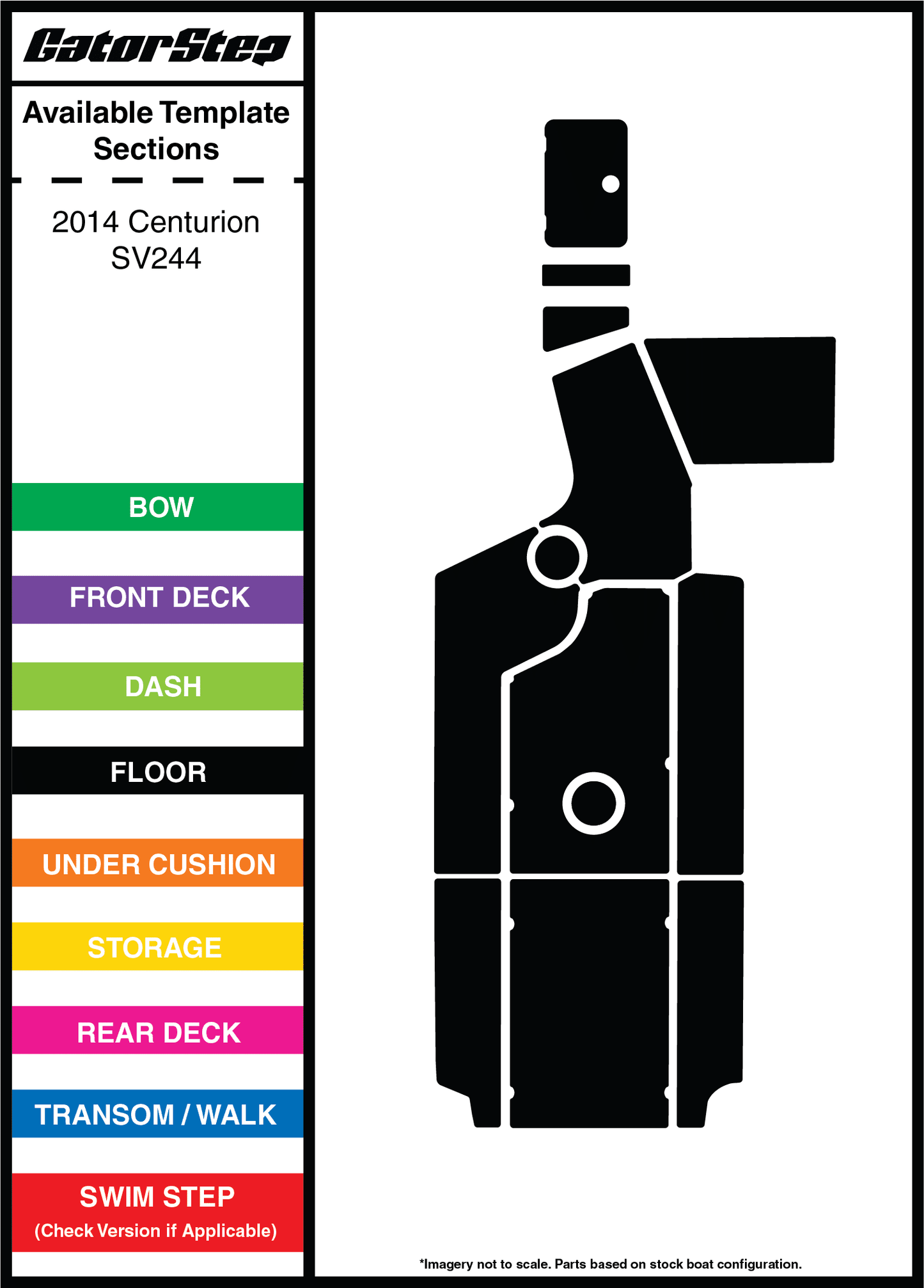2014 Centurion SV244 GatorStep Flooring