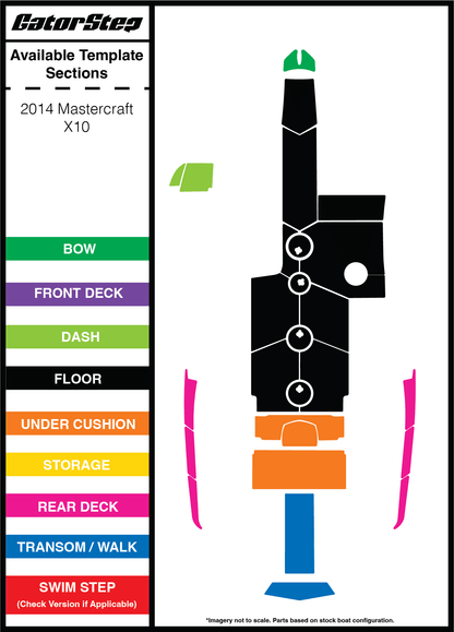 2014 Mastercraft X10 GatorStep Flooring