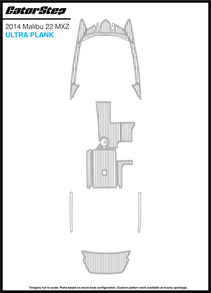 2014 Malibu 22 MXZ GatorStep Flooring Ultra Plank