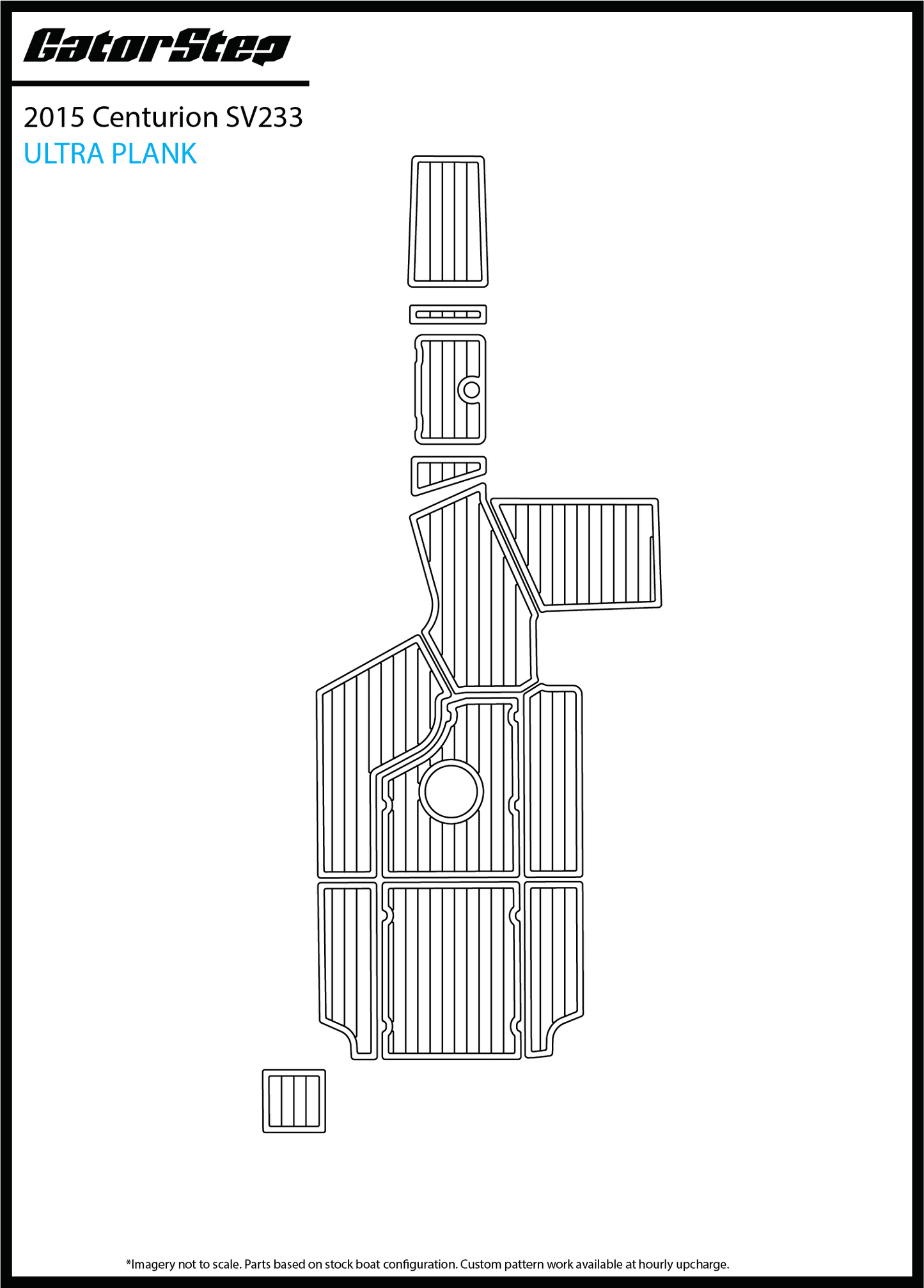 2015 Centurion SV233 Gatorstep Flooring Ultra Plank