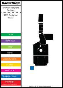 2015 Centurion SV233 Gatorstep Flooring 