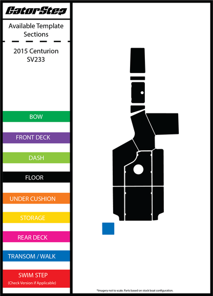 2015 Centurion SV233 Gatorstep Flooring 