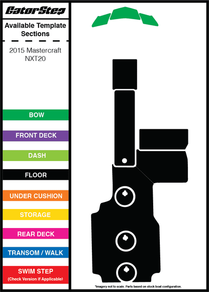 2015 Mastercraft NXT20 GatorStep Flooring