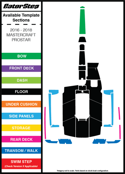 2016-2018 Mastercraft ProStar GatorStep Flooring