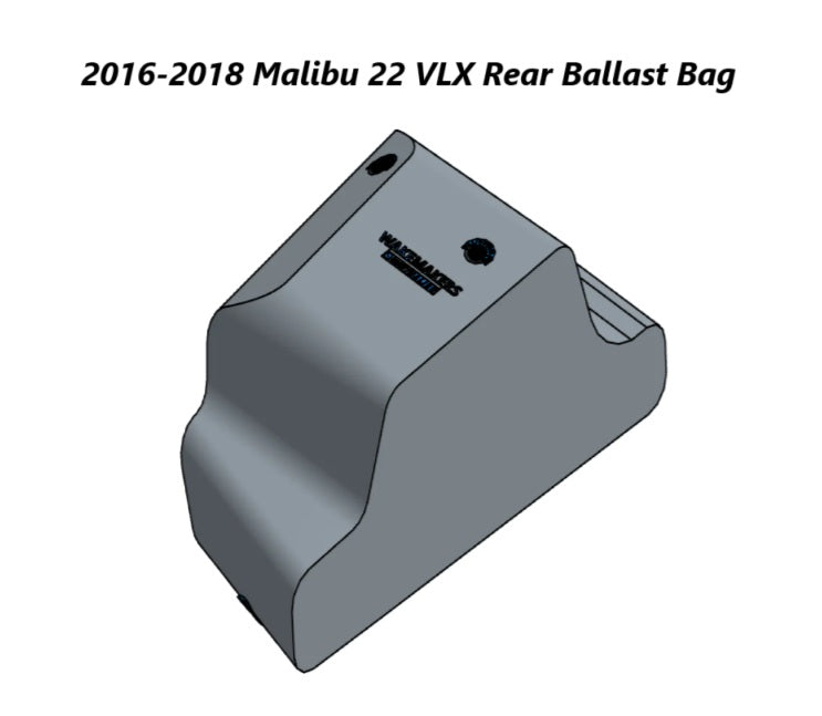 malibu 22 vlx rear ballast bag