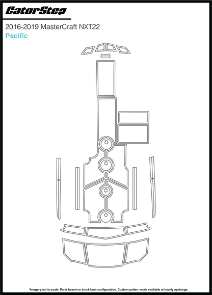 2016-2019 Mastercraft NXT22 GatorStep Flooring Pacific