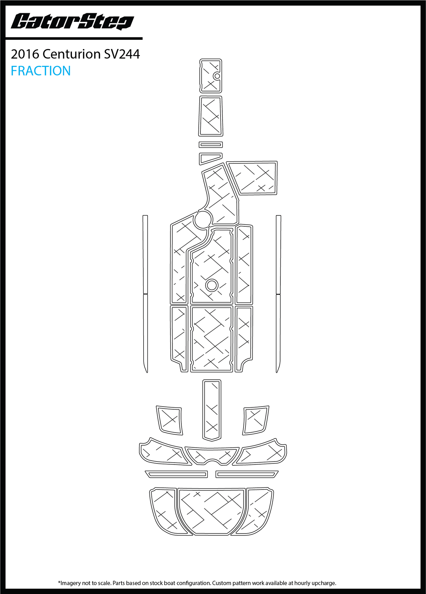 2016 Centurion SV244 GatorStep Flooring Fraction