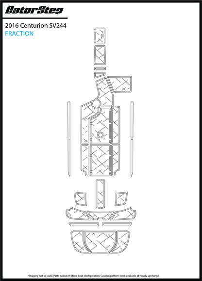 2016 Centurion SV244 GatorStep Flooring Fraction