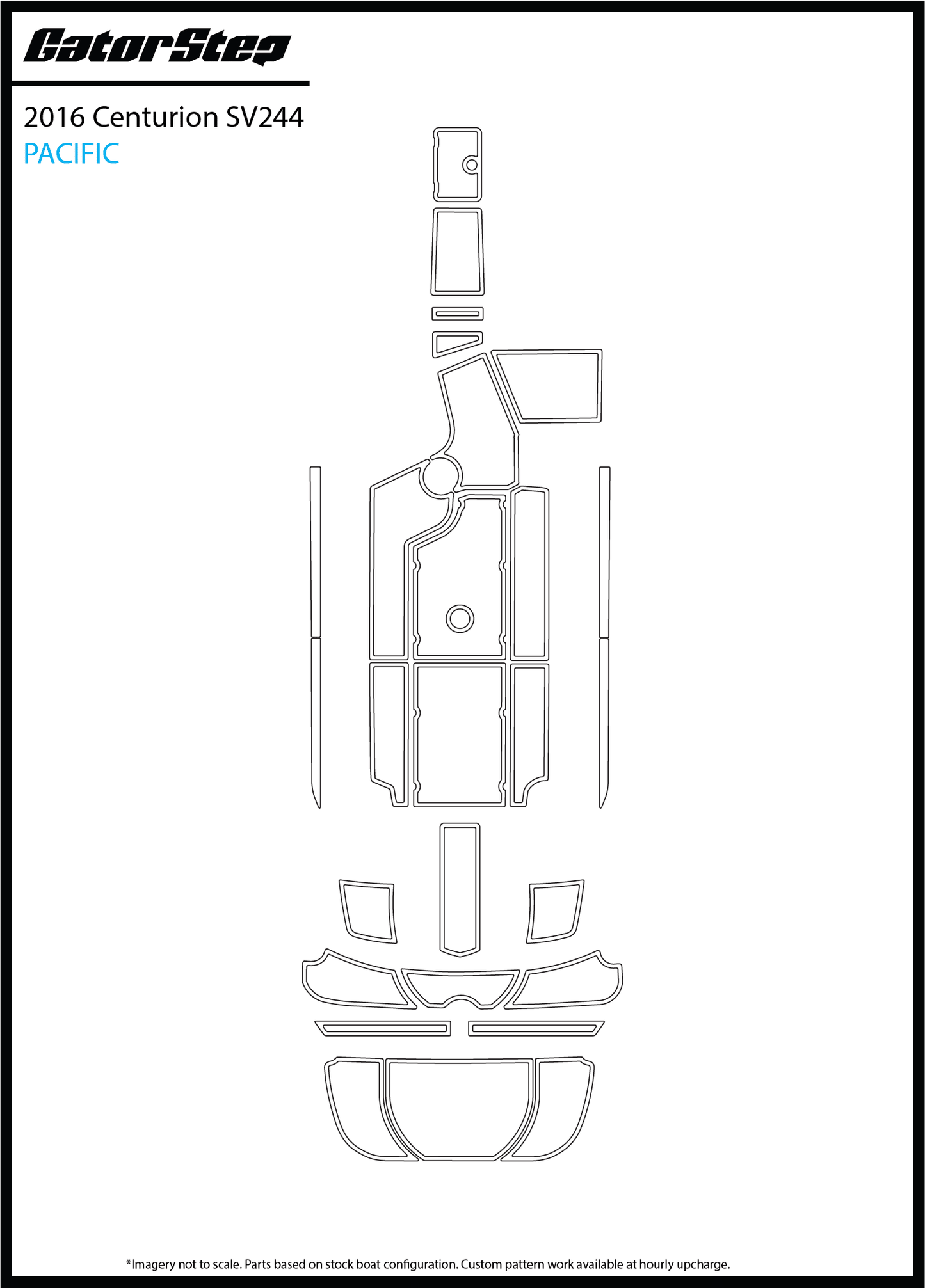 2016 Centurion SV244 GatorStep Flooring Pacific