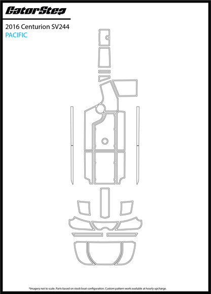 2016 Centurion SV244 GatorStep Flooring Pacific