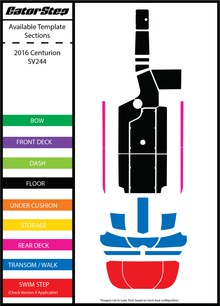 2016 Centurion SV244 GatorStep Flooring Parts