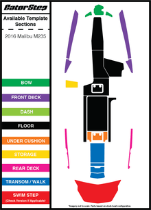 2016 Malibu M235 GatorStep Flooring Parts