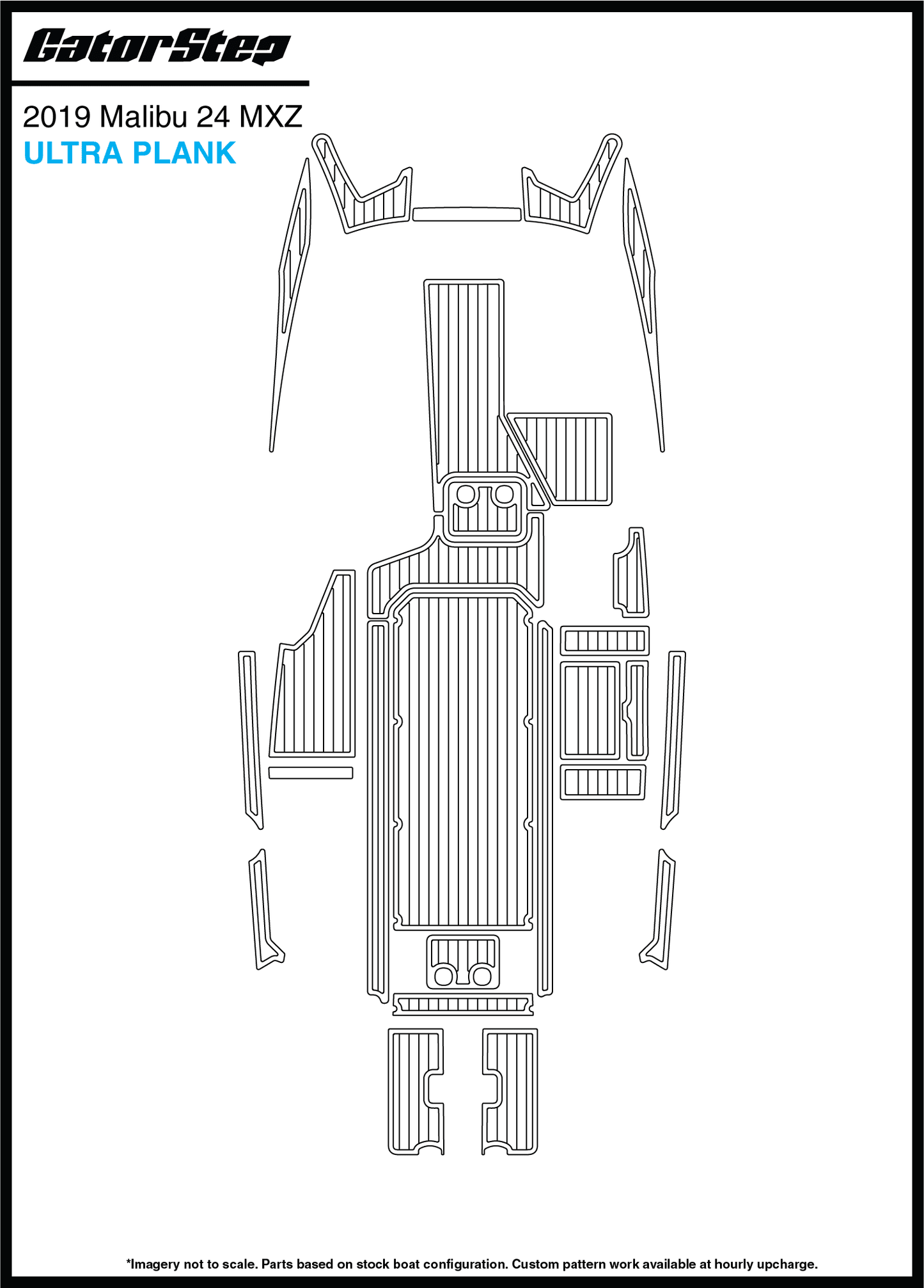 2019 Malibu 24MXZ GatorStep Flooring Ultra Plank