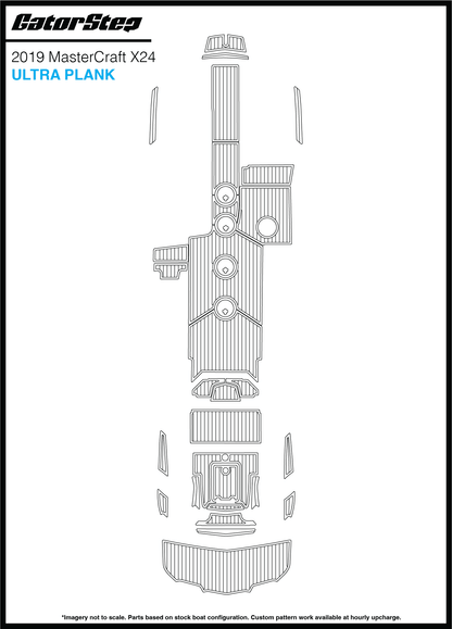 2019 Mastercraft X24 GatorStep Flooring Ultra Plank