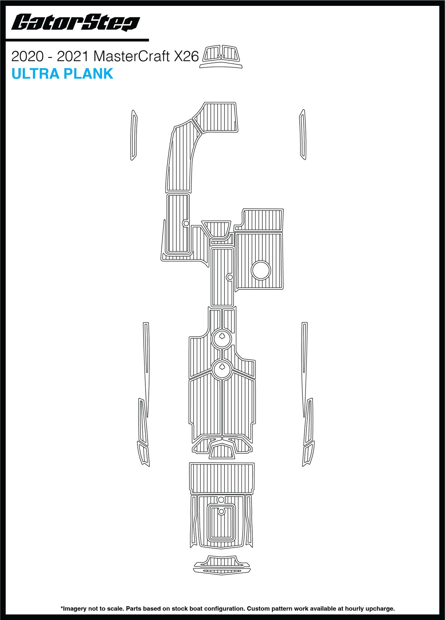 2020-2021 Mastercraft X26 GatorStep Flooring Ultra Plank