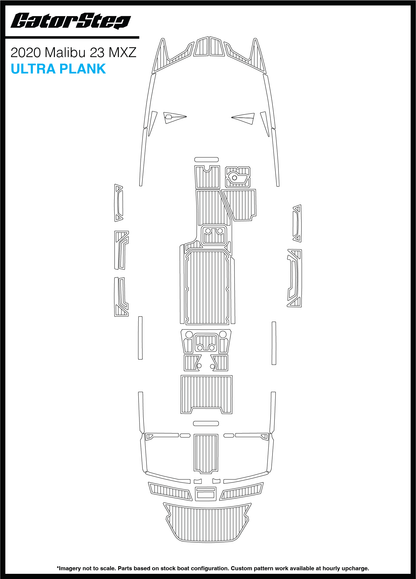 2020 Malibu 23 MXZ GatorStep Flooring Ultra Plank