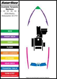 2020 Malibu VTX GatorStep Flooring Parts