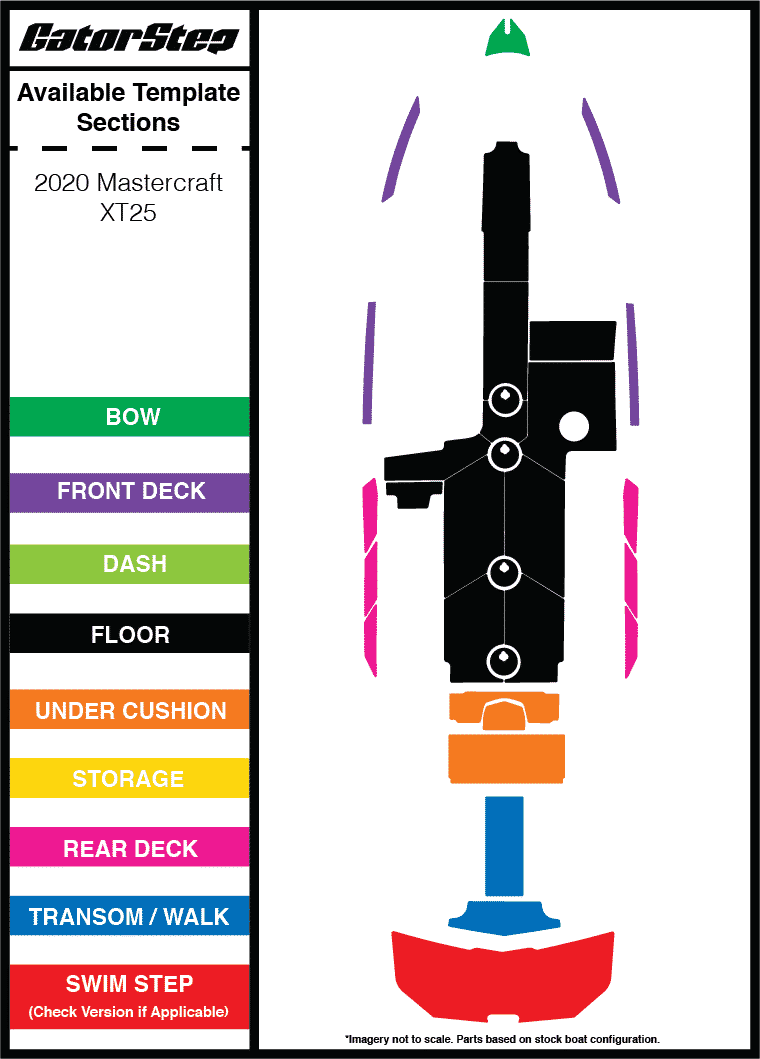 2020 Mastercraft XT25 GatorStep Flooring