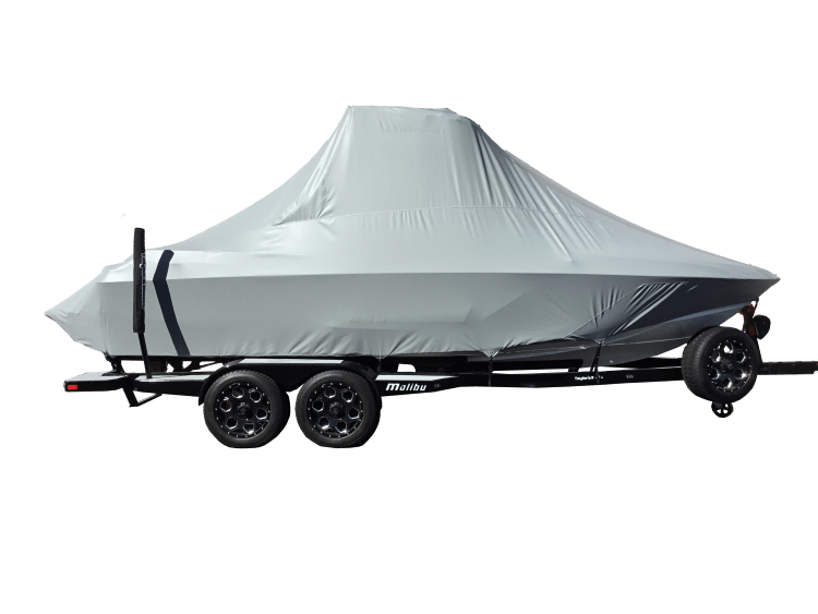 Malibu 22 LSV with G5 Tower and Factory Bimini Double Up Storage Cover
