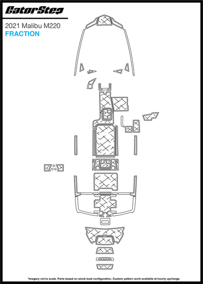 2021 Malibu M220 GatorStep Flooring Fraction