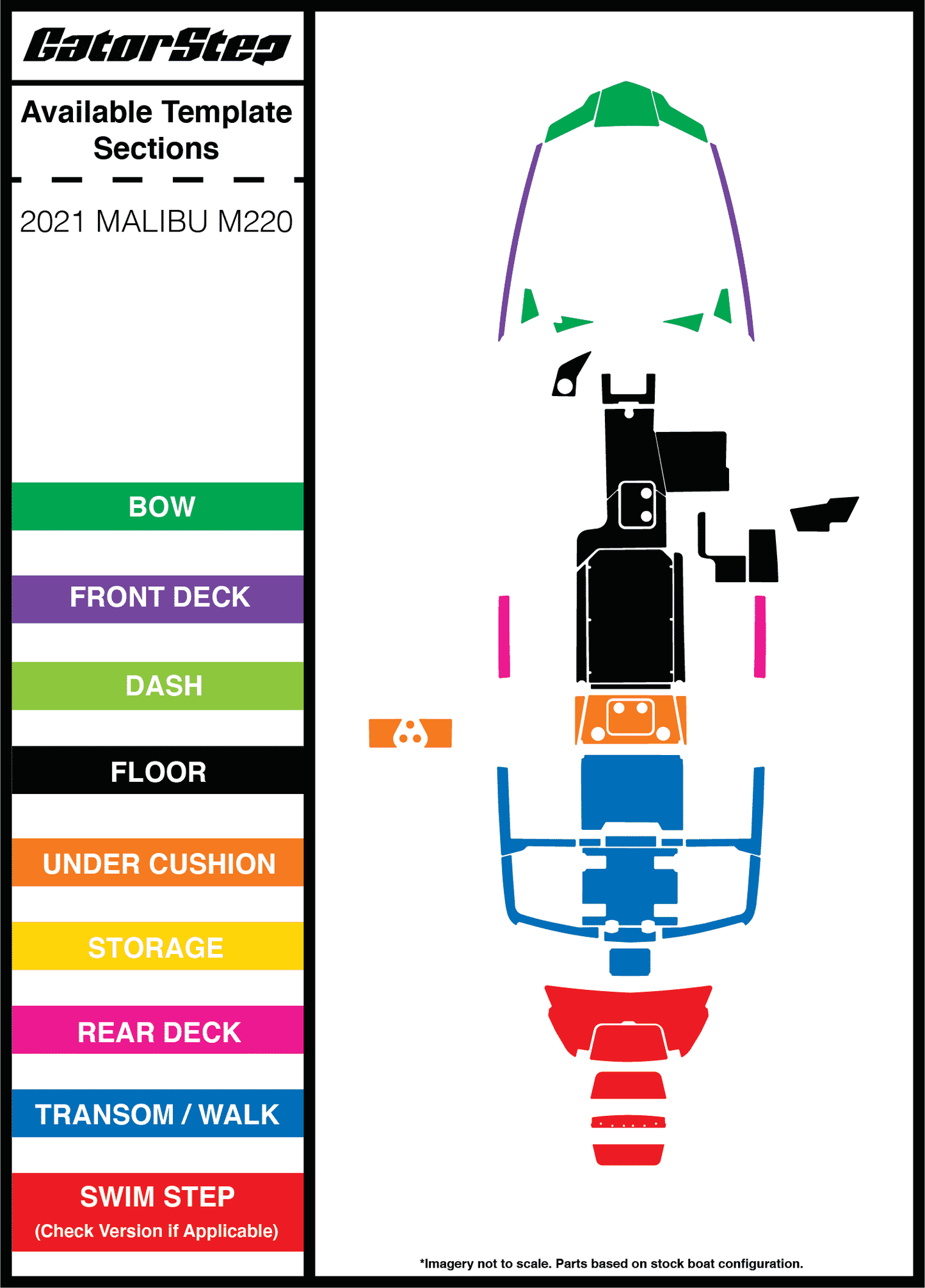 2021 Malibu M220 GatorStep Flooring