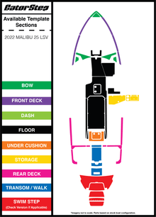 2022 Malibu 25 LSV GatorStep Flooring