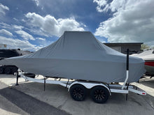 2025 Centurion NV233 Double Up storage cover with Battle Tower and SewLong FCTv3 Bimini