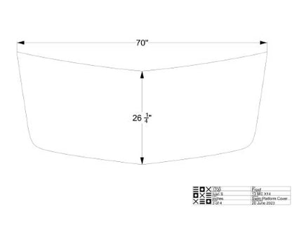 MasterCraft Teak Swim Platform Cover