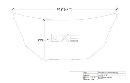 axis t250 platform cover dimensions