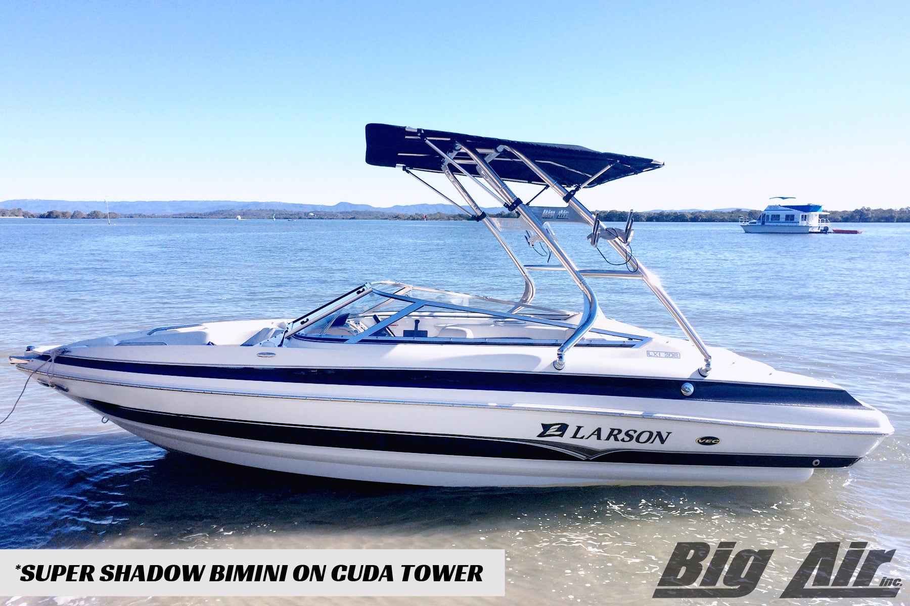 Big Air Cuda Wakeboard Tower: Forward or Rear Swept Mount