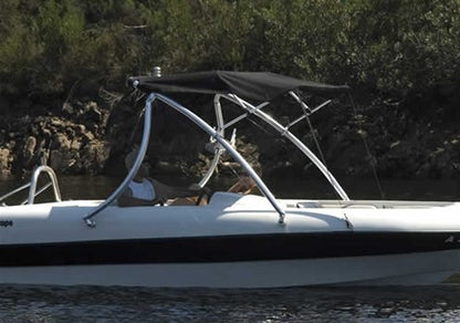folding over the tower bimini
