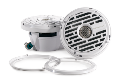White Roswell R1 6.5 inch marine speakers
