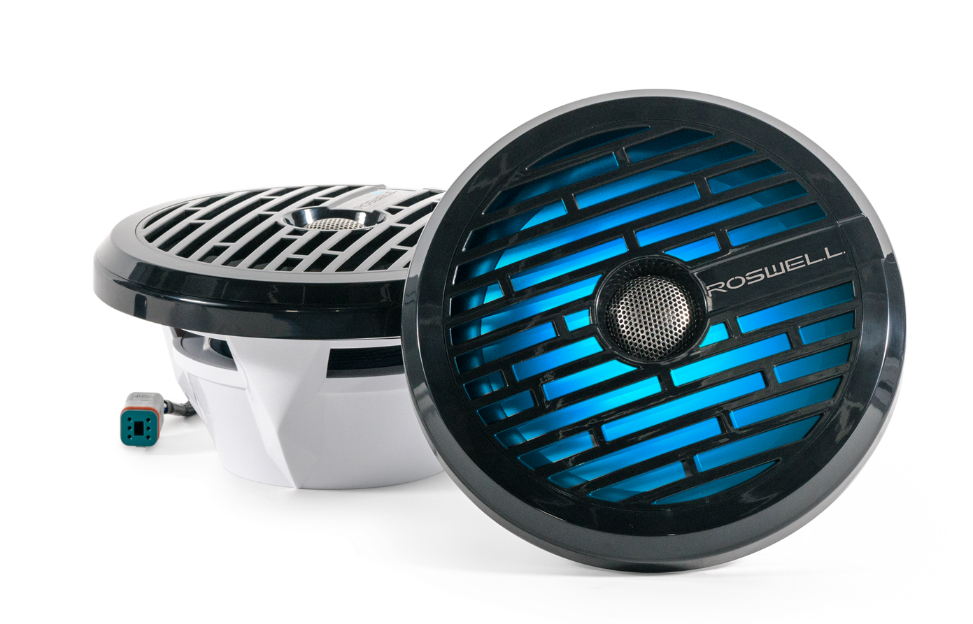 Roswell r1 8 inch speakers black with LED