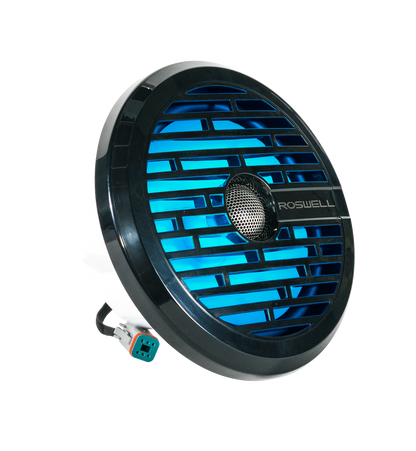 Roswell 8 inch speaker with LED blue