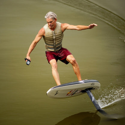 Follow Asset Men's Comp Wake Vest in Khaki