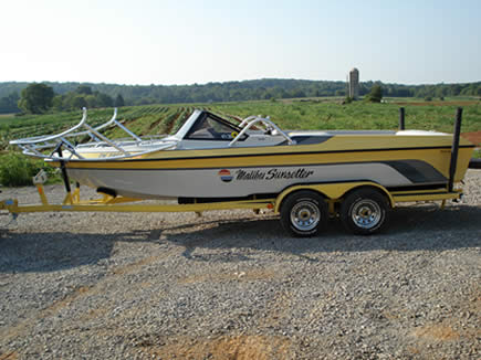 folding wake tower malibu boats