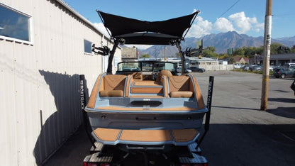 8' Folding Canopy Mounted Shade Sail, 83"-85" Wide