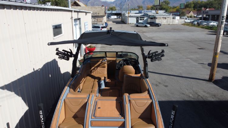 8' Folding Canopy Mounted Shade Sail, 83"-85" Wide