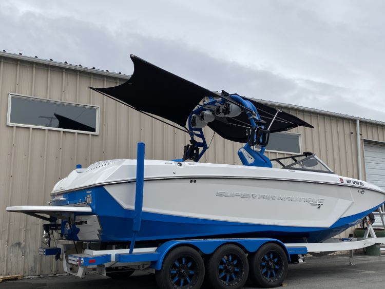 8' Nautique G Tower Mounted Shade Sail