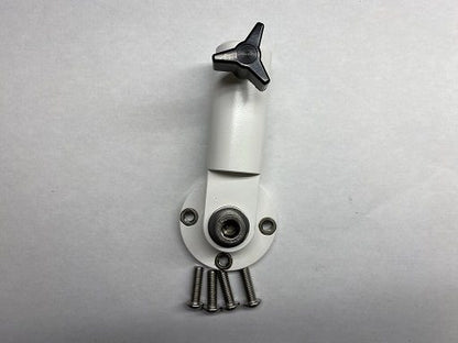 white flag holder for axis tower