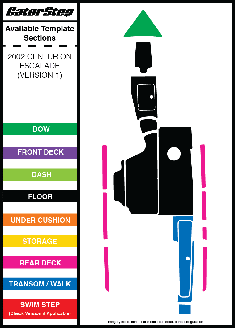2002 Centurion Escalade GatorStep Flooring 
